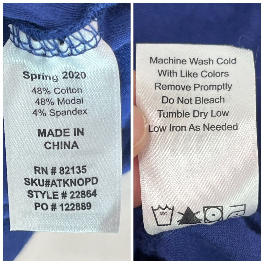 New Fresh Produce Tank‎ Top Womens XS Blue Moonlight Sleeveless Knot Front  Noa - Picture 13 of 13